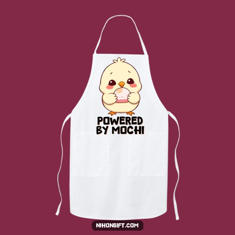 Funny Chubby Chick Mochi Apron: Cook Up Some Laughter in the Kitchen