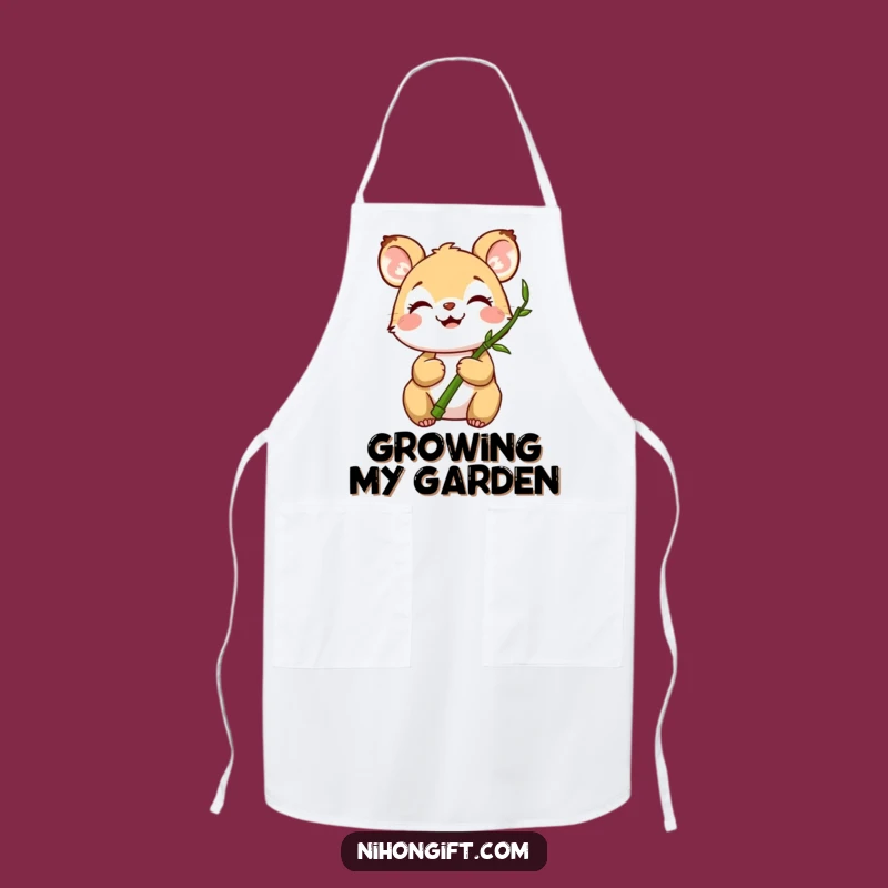 Funny Animal Bamboo Apron - Peaceful Kitchen Gift