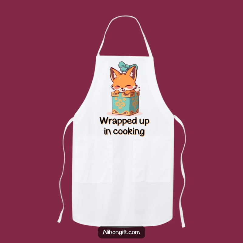Funny Fox Gift Apron - Chef’s Delight for Humorous Kitchen Fun