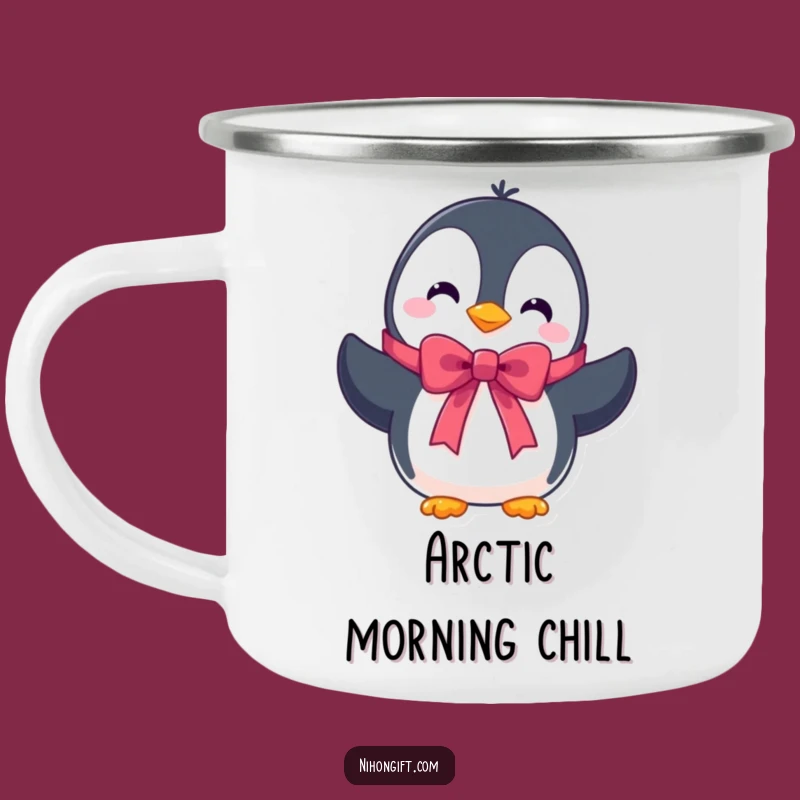 Funny Penguin Camping Mug for Cool Outdoor Sips