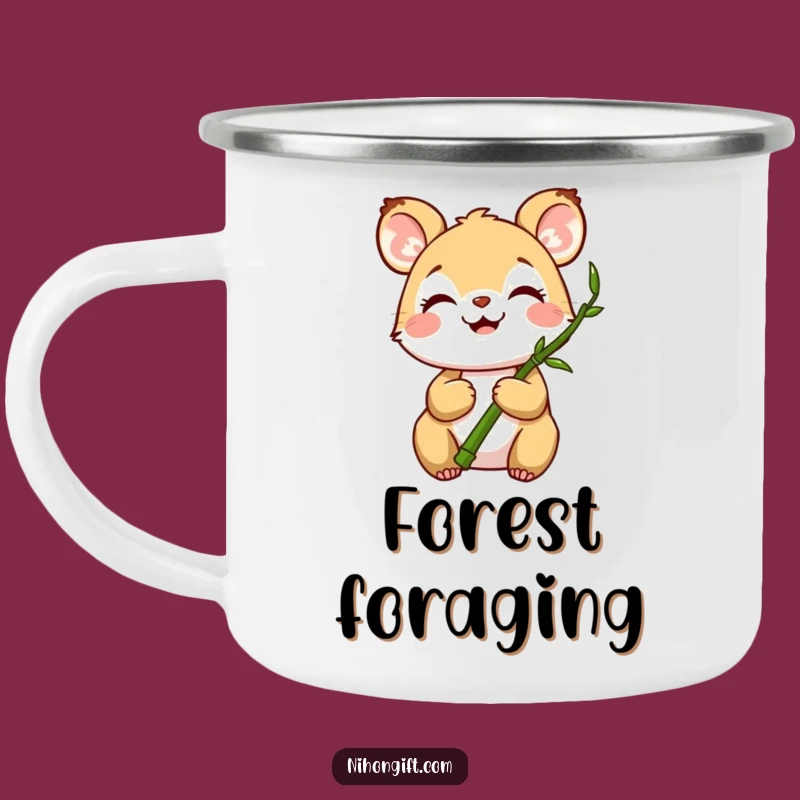 Funny Animal Bamboo Camping Mug - Outdoor Zen Gift