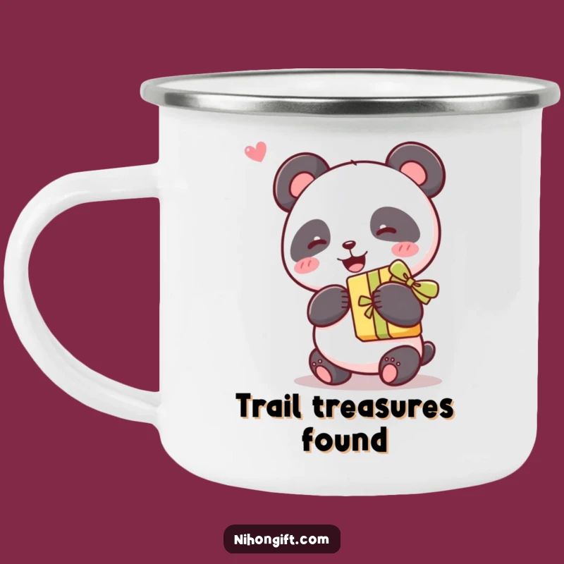 Funny Kawaii Panda Gift Camping Mug - Cute Outdoor Companion