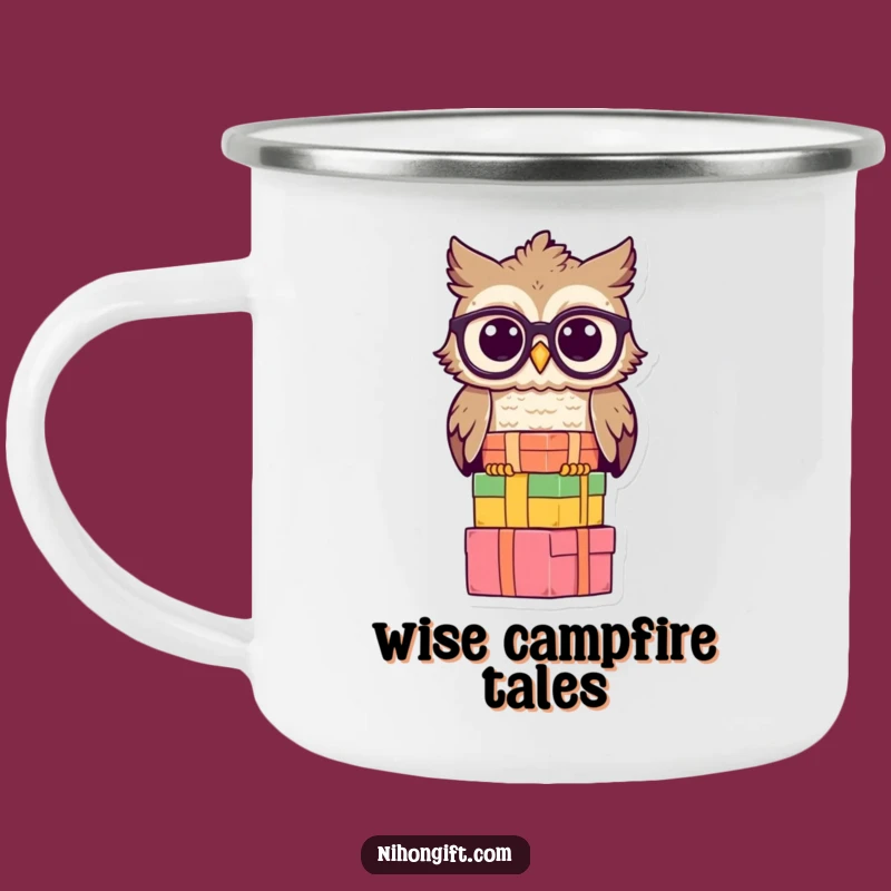 Wise Owl Camping Mug: Enjoy Your Adventure with a Smart Friend