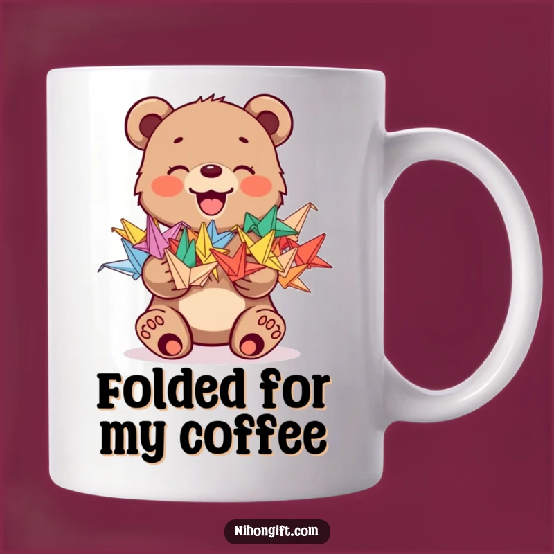 Bear Cub Origami Funny Mug: Stacked with Joyful, Funny Gifts