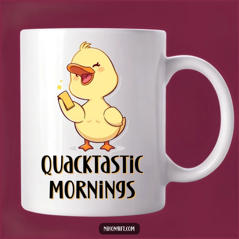 Funny Duckling Trinket Mug: Joyful Duck Design & Whimsical Gift Idea