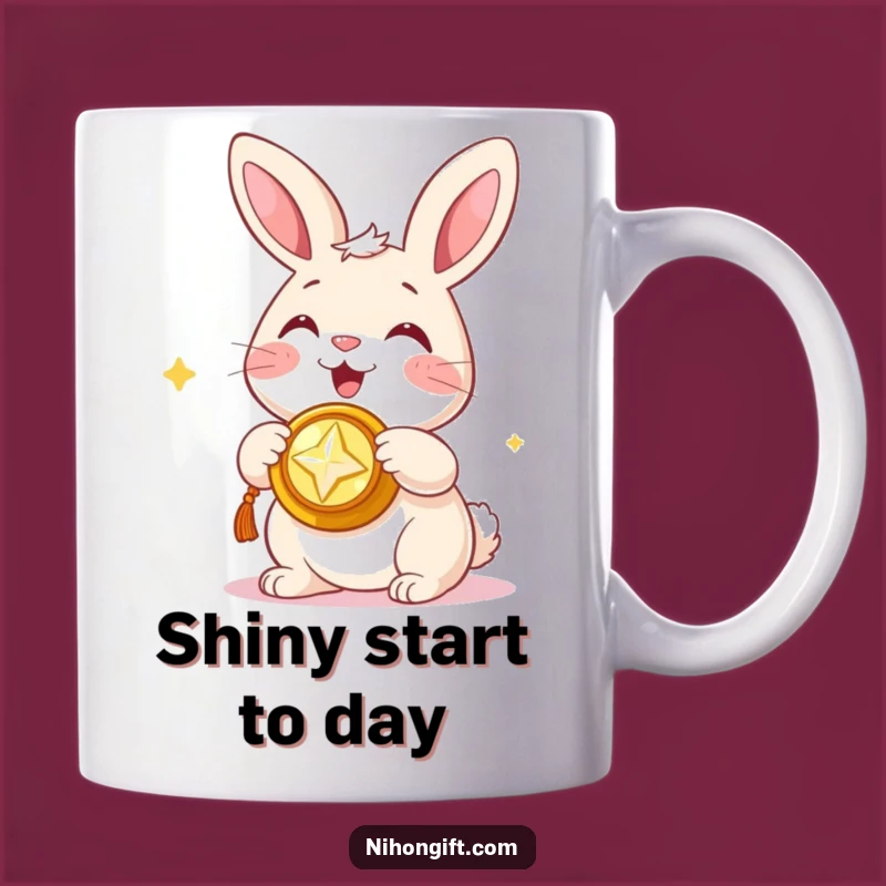 Happy Bunny Trinket Funny Mug: A Lucky Charm Funny Gift