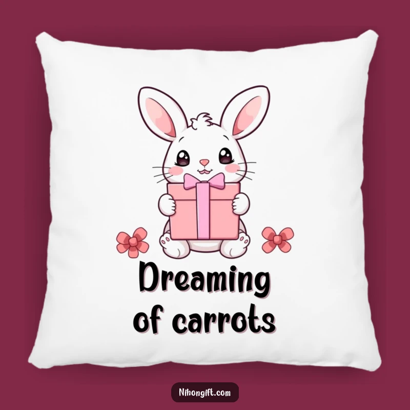 Funny Bunny Pillow - Cute & Cozy Surprise Accent, Great Gift