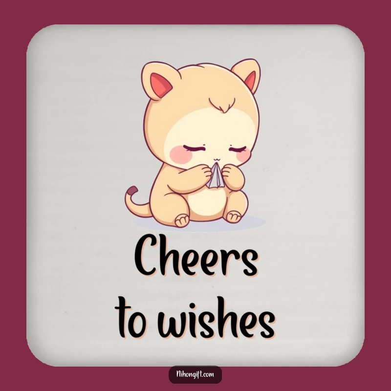 Funny Creature Crane Coasters - Protect Drinks with Art