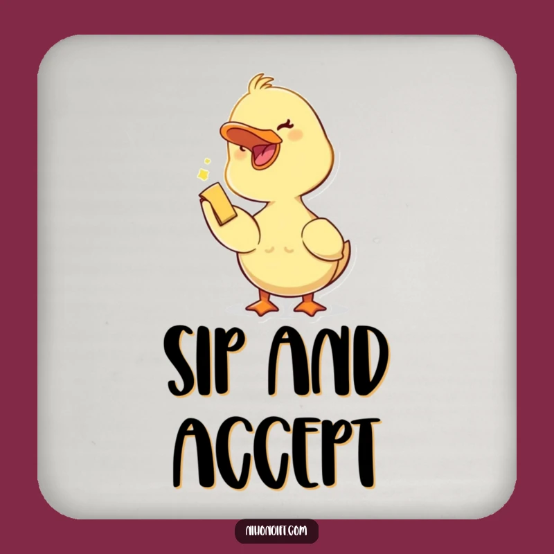 Funny Duckling Trinket Coaster: Protect Surfaces with Cute Charm Gift