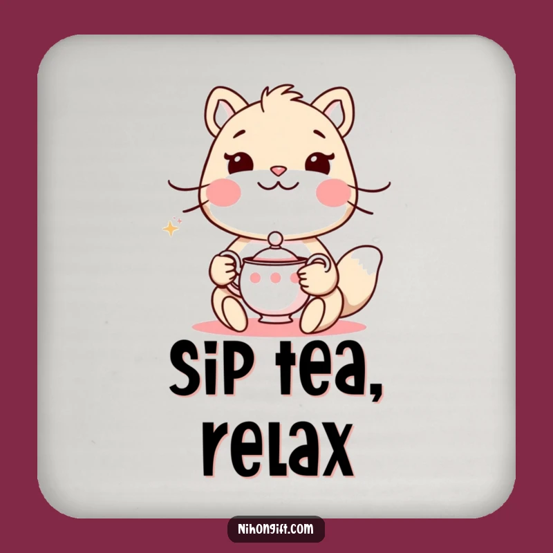 Funny Animal Tea Coaster: Protect Surfaces with Elegant & Humorous Style