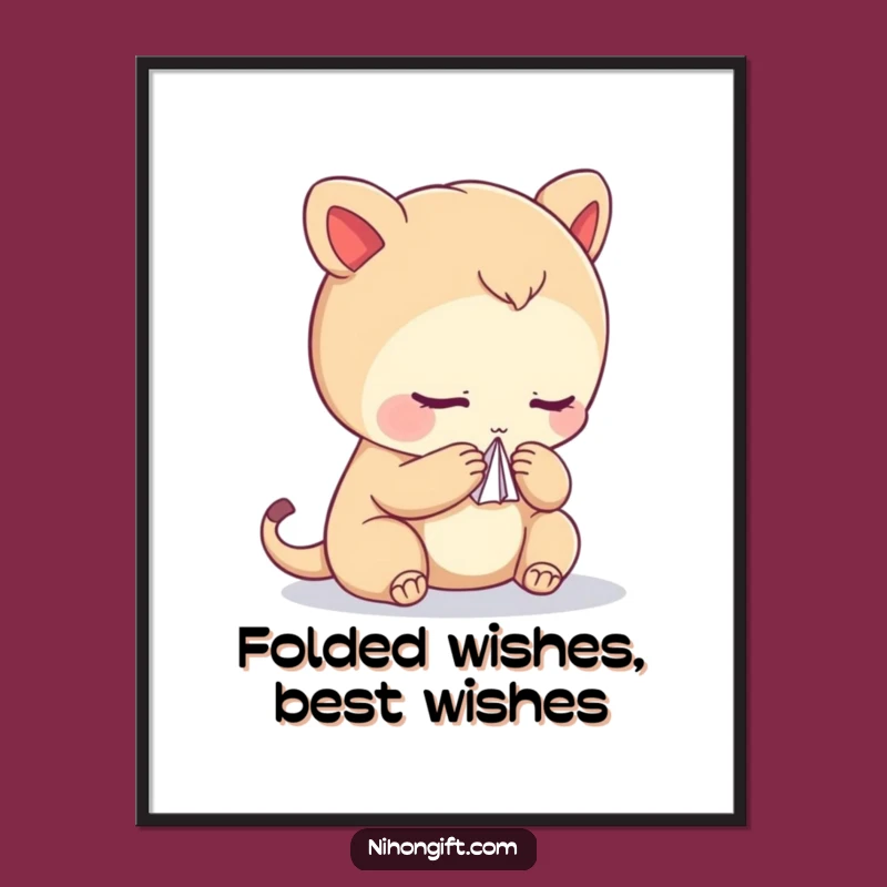 Free Printable Bowing Crane Creature Wall Art - Elegant Downloadable Decor