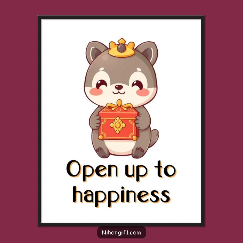 Free Printable Gentle Smile Gift Art - Funny Downloadable Decor