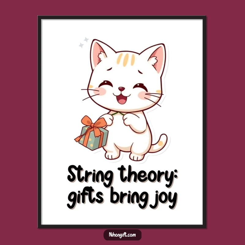 Free Printable Cat String Wall Art: Playful Character, Funny Downloadable Decor for Cat Lovers