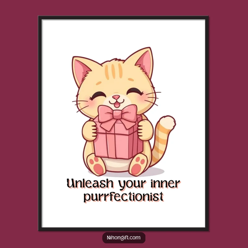 Free Printable Kawaii Cat Wall Art: Funny Downloadable Decor for Cat Lovers' Homes