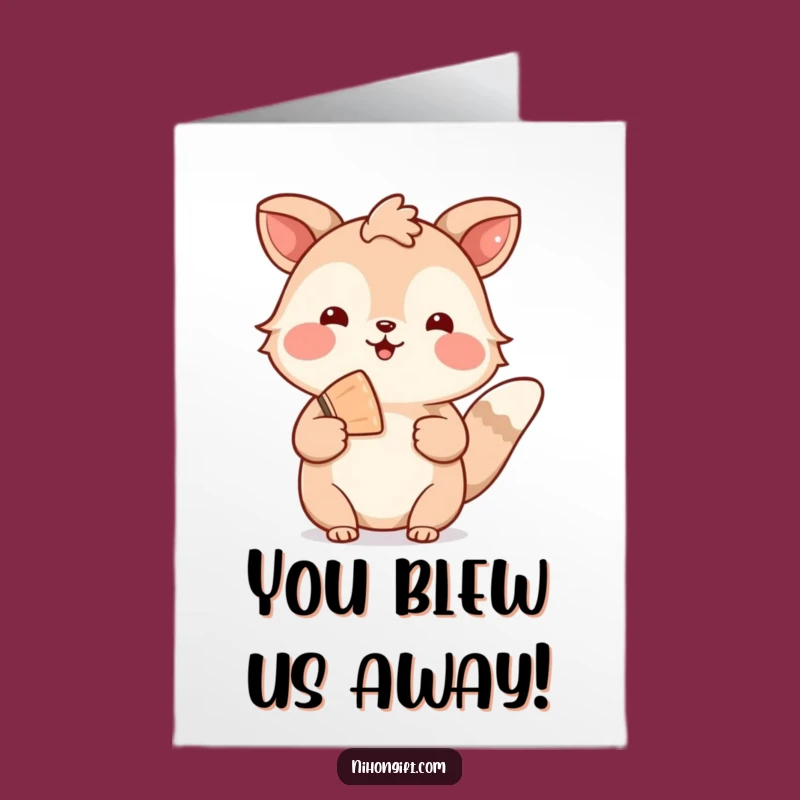 Free Printable Welcoming Animal Fan Congratulations Card - Auspicious Downloadable Gift