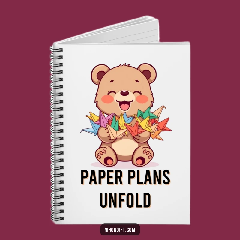Bear Cub Origami Journal Funny Notebook: Capture Creative Thoughts