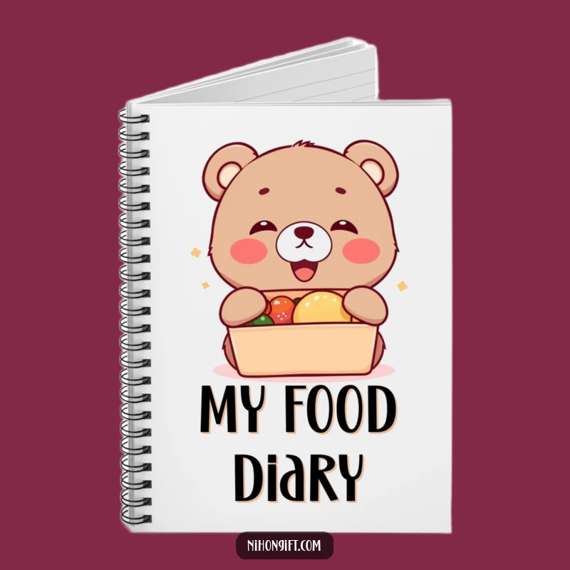Funny Bear Cub Bento Notebook: Record Your Joyful Thoughts