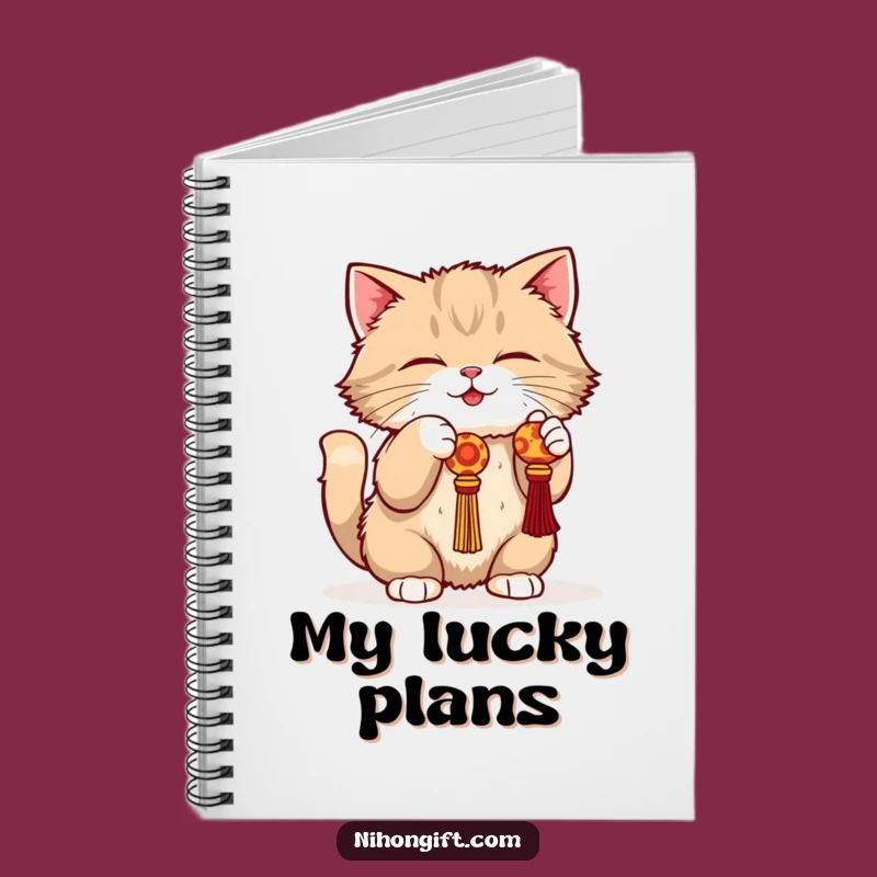 Funny Cat Lucky Charm Notebook: Jot Down Playful Ideas