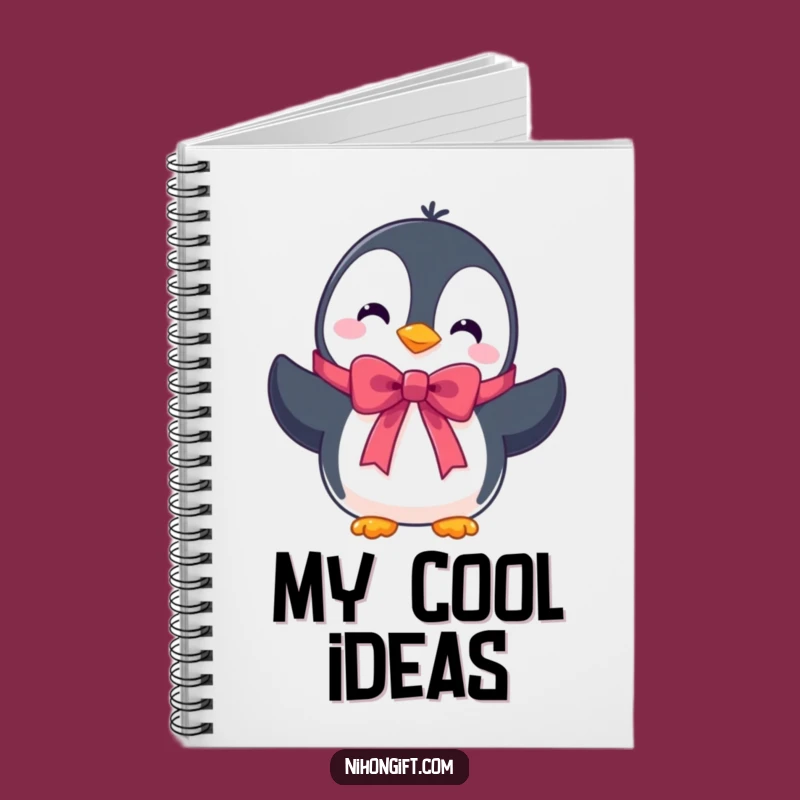 Funny Penguin Notebook for Jotting Down Cool Ideas