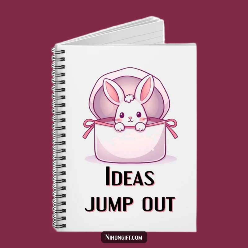 Funny Rabbit Gift Bag Notebook: Jot Down Surprises with Playful Flair