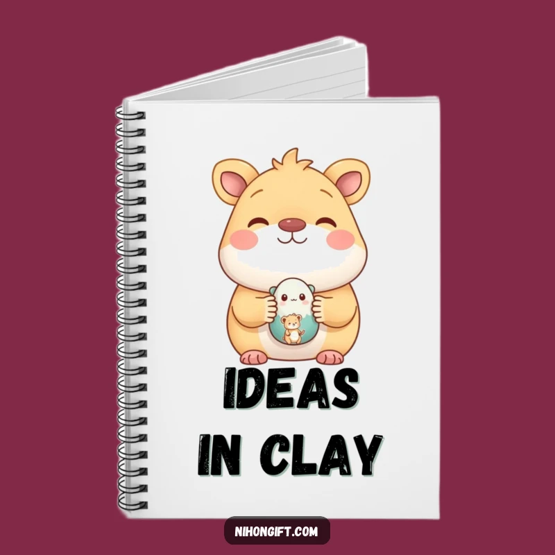 Funny Animal Ceramic Artist Notebook - Journal Your Ideas!