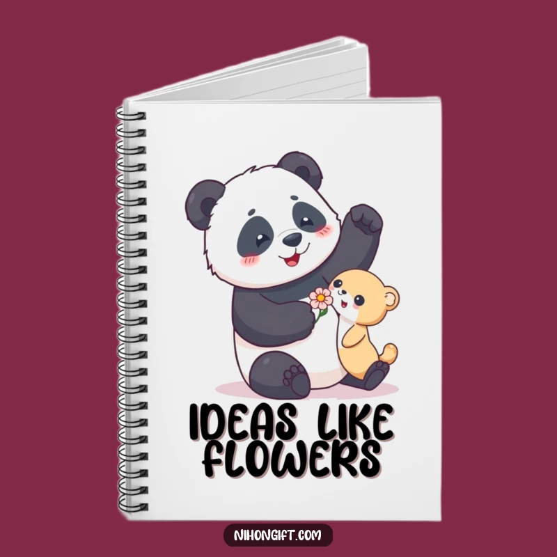 Kindness Panda Journal Funny Notebook: Capture Thoughts with Sweet Humor