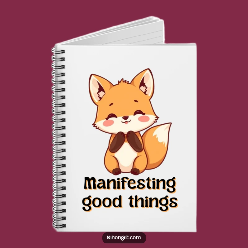 Funny Fox Notebook - Anticipation Journal, Cute Gift Idea