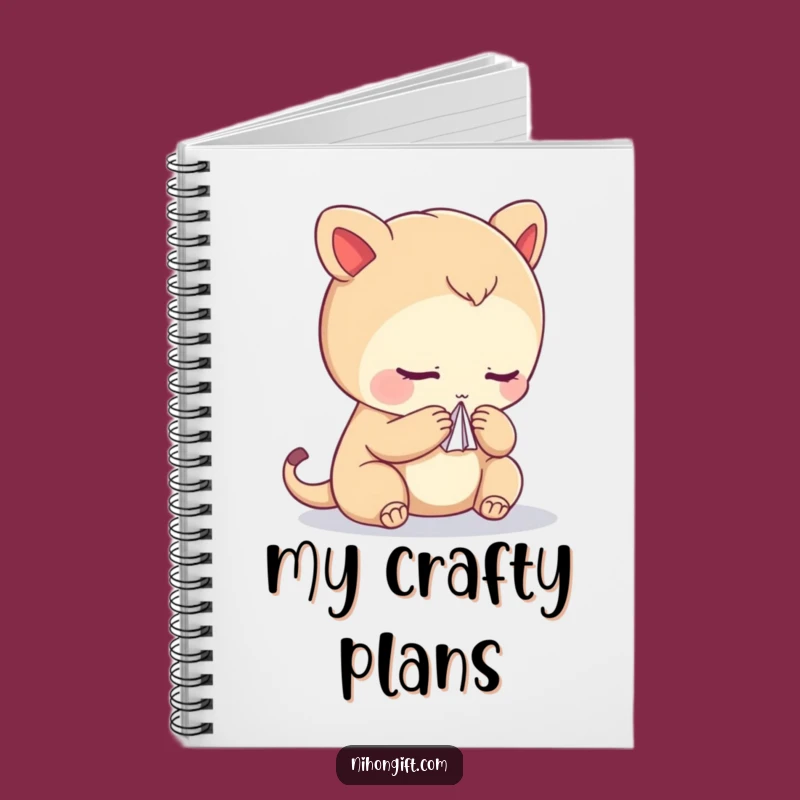 Funny Creature Crane Notebook - Journaling Elegance Gift