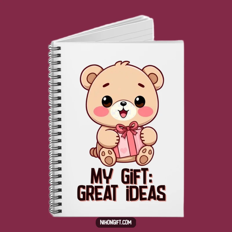 Funny Kawaii Bear Notebook: Cute Journal for Bear Lovers, Great Gift