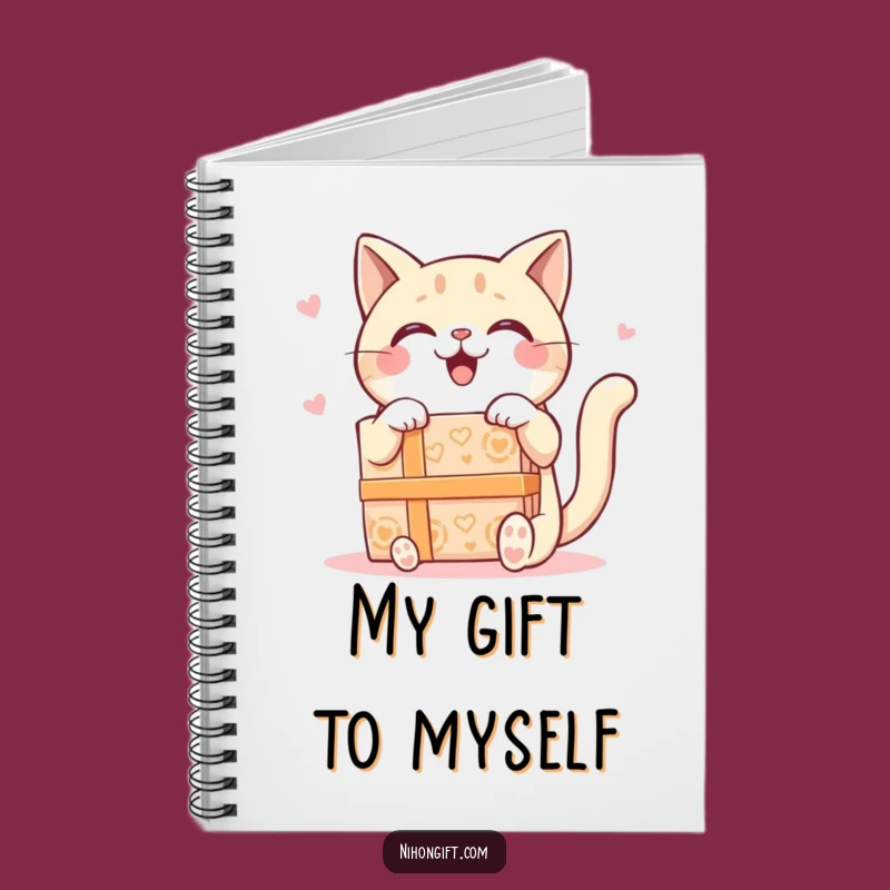 Funny Kawaii Cat Notebook: Cute Journal for Cat Lovers, Great Gift