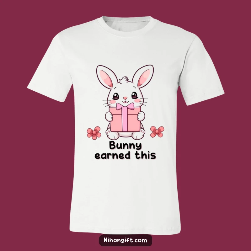 Funny Bunny T-Shirt - Cute Surprise Face, Perfect Humorous Gift