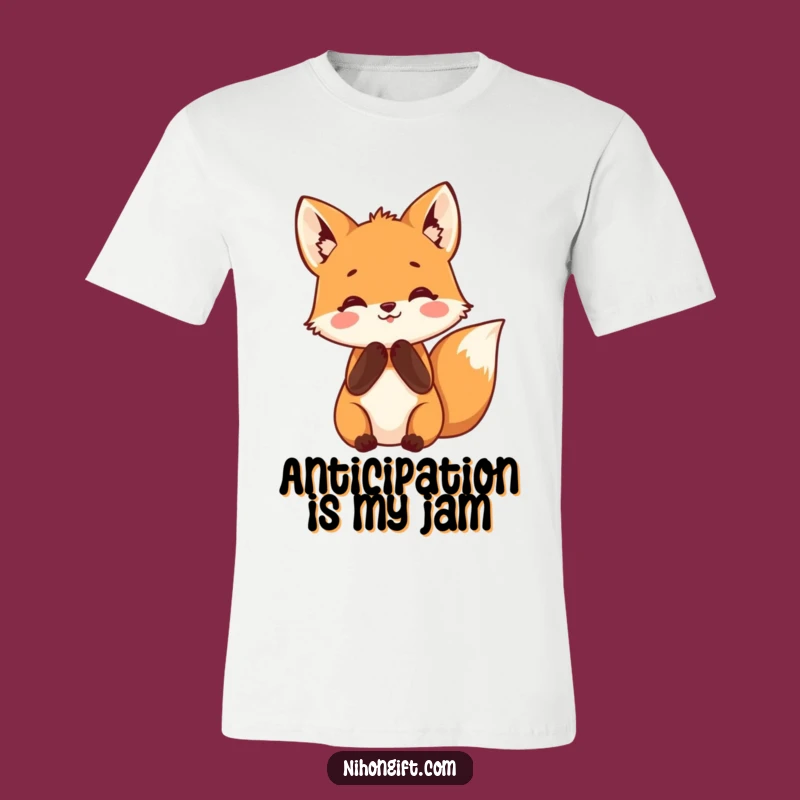 Funny Fox T-Shirt - Pawsitively Happy Surprise Tee, Great Gift