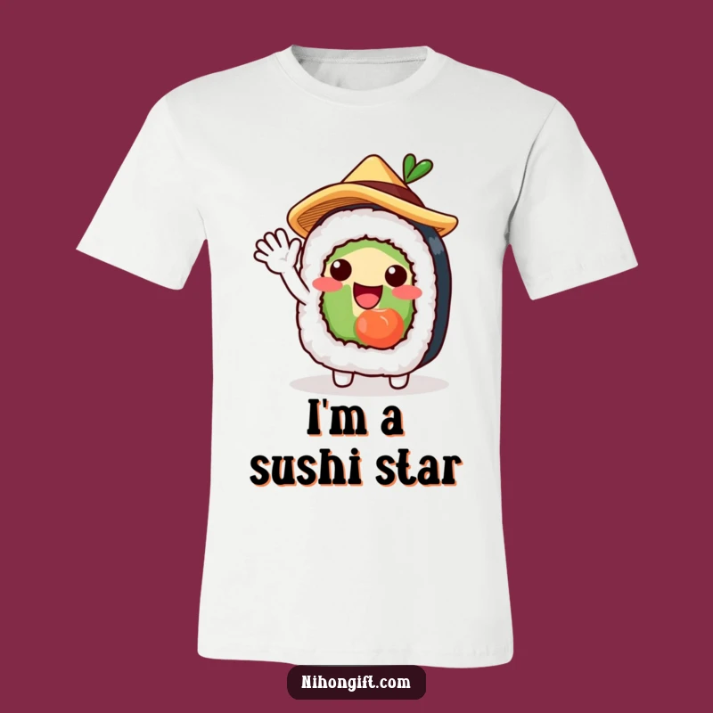 Funny Sushi Roll T-Shirt, Wear Your Love for Japanese Cuisine