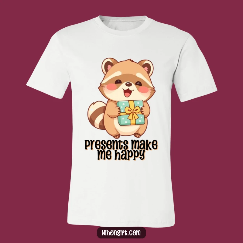 Funny Tanuki Gift T-Shirt - Playful Character, Hilarious Apparel