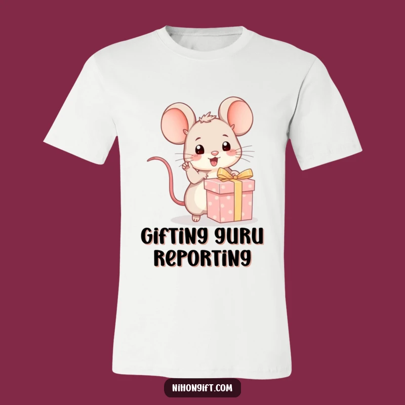 Funny Kawaii Mouse Gift Pointer T-Shirt - Cute & Hilarious Fashion