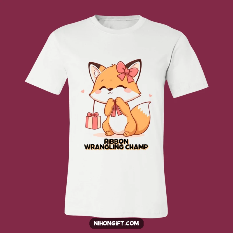 Funny Kawaii Fox T-Shirt: Playful Critter, Hilarious Gift for Nature Fans