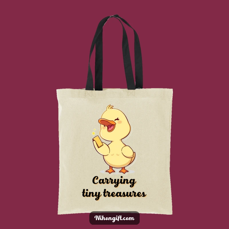 Funny Duckling Trinket Tote Bag: Carry Your Treasures with Cute Style Gift