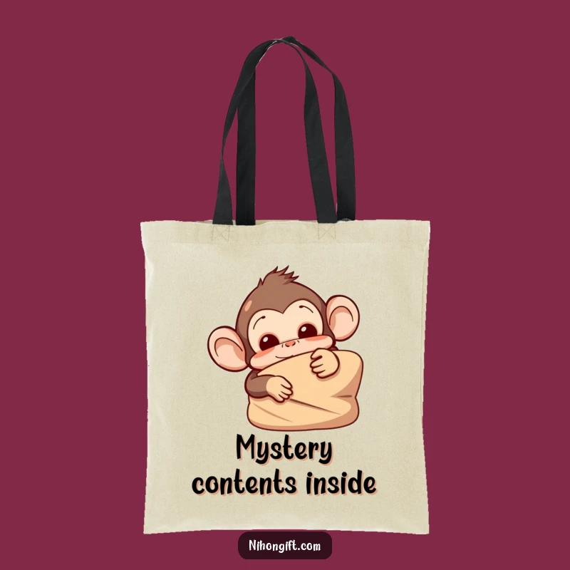 Funny Monkey Tote Bag: Carry Your Secrets with a Playful Pal
